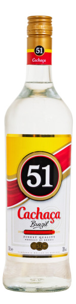Cachaca 51 Zuckerrohrschnaps - 1 Liter 38% vol