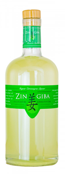 Zingiba Ingwer-Zitronengras-Likör - 1 Liter 20% vol