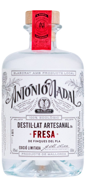 Destillat Artesanal Fresa Erdbeere Bio - 0,5L 40% vol