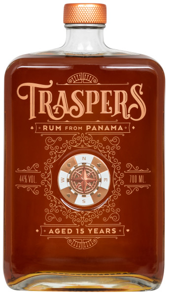 Traspers Rum 15 Jahre - 0,7L 44% vol