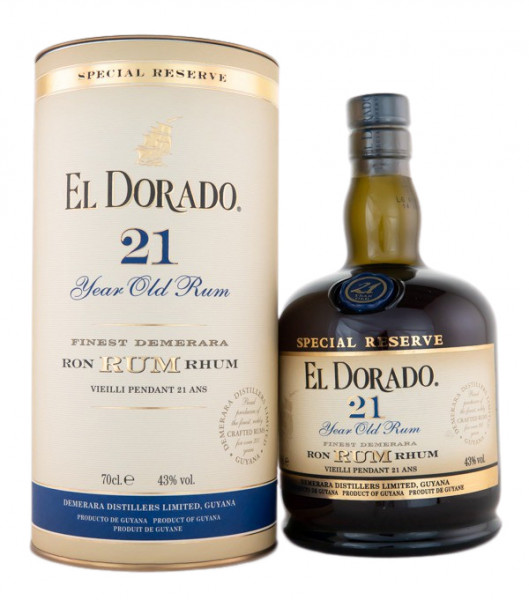 El Dorado Special Reserve 21 Jahre Finest Demerara Rum - 0,7L 43% vol