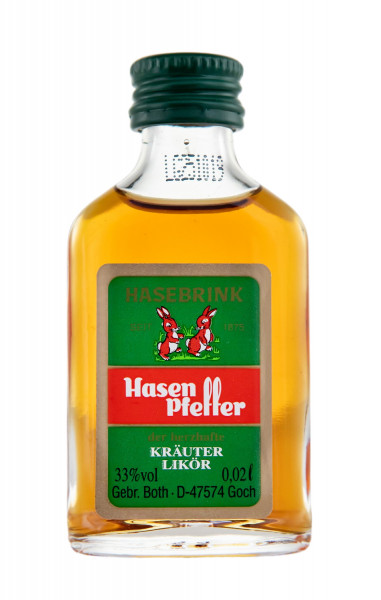 Hasenpfeffer Kräuterlikör - 0,02L 33% vol