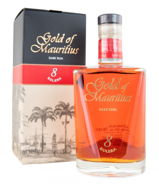 Gold of Mauritius 8 Jahre Solera Dark Rum - 0,7L 40% vol