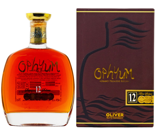 Ophyum Grand Premiere Rhum 12 Jahre Solera Rum - 0,7L 40% vol