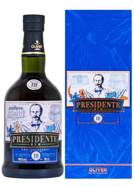 Presidente 19 Jahre Rum - 0,7L 40% vol