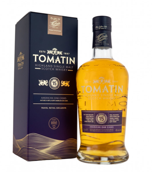 Tomatin 15 Jahre Highland Single Malt Scotch Whisky - 0,7L 46% vol