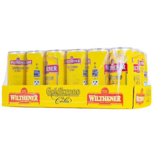 Paket [24 x 0,25L] Wilthener Goldkrone mit Cola - 6L 10% vol