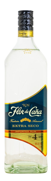 Flor de Cana 4 Jahre Extra Dry Rum - 1 Liter 40% vol