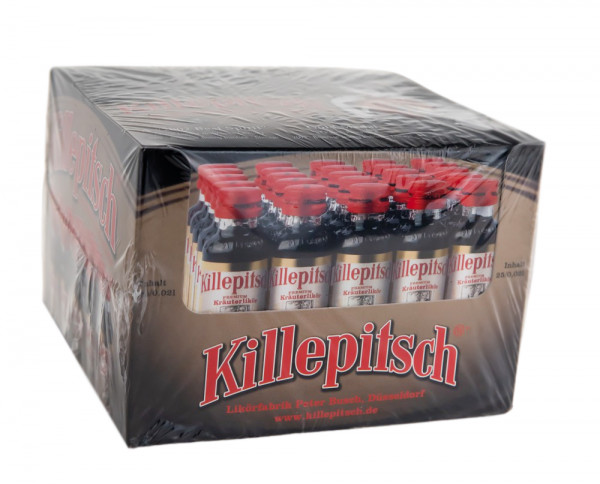 Paket [25 x 0,02L] Killepitsch Kräuterlikör Mini - 0,5L 42% vol