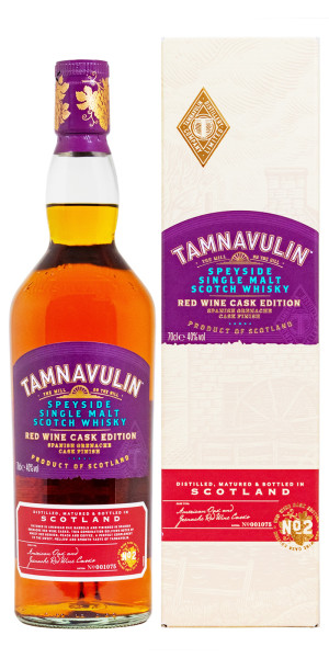 Tamnavulin Whisky Red Wine Spanish Grenache Cask - 0,7L 40% vol