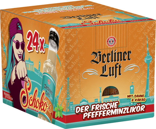 Paket [24 x 0,02L] Berliner Luft Schoko - 0,48L 15% vol
