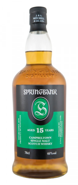 Springbank 15 Jahre Campbeltown Single Malt Scotch Whisky - 0,7L 46% vol