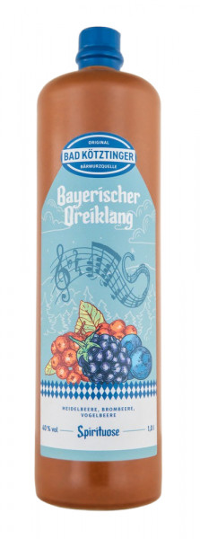 Bad Kötztinger Bayerischer Dreiklang Spirituose - 1 Liter 40% vol