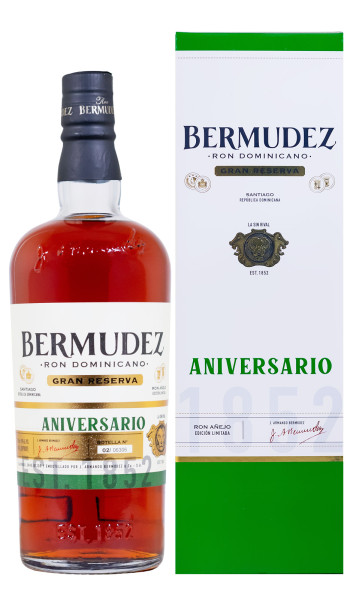 Ron Bermudez Aniversario brauner Rum - 0,7L 40% vol
