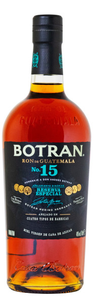 Ron Botran Reserva Anejo 15 Jahre Solera Rum - 0,7L 40% vol