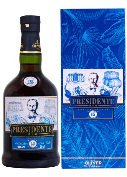 Presidente 15 Jahre Rum - 0,7L 40% vol