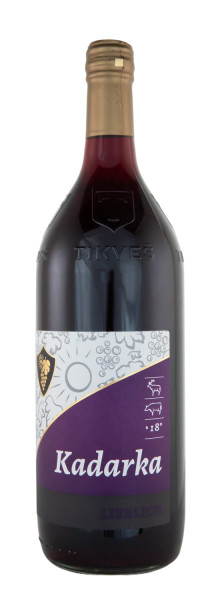 Kadarka Tikves Rotwein lieblich - 1 Liter 10,5% vol