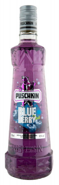 Puschkin Blue Berry Likör - 0,7L 17,5% vol