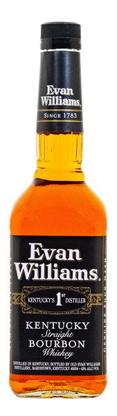 Evan Williams Black Label Kentucky Straight Bourbon Whiskey - 0,7L 43% vol