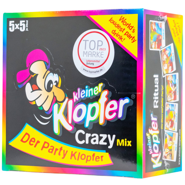 Mix-Paket [25 x 0,02L] Kleiner Klopfer Likör Crazy Mix - 0,5L 16,4% vol
