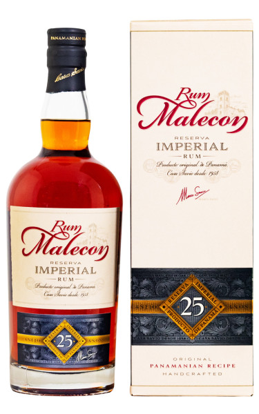 Rum Malecon Reserva Imperial Anejo 25 Jahre - 0,7L 40% vol