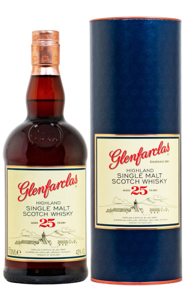 Glenfarclas 25 Jahre Single Malt Scotch Whisky - 0,7L 43% vol