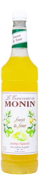 Monin Sweet & Sour Konzentrat PET-Flasche - 1 Liter