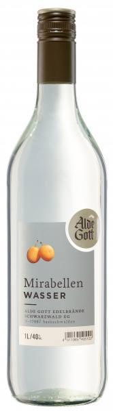 Alde Gott Mirabellenwasser - 1 Liter 40% vol