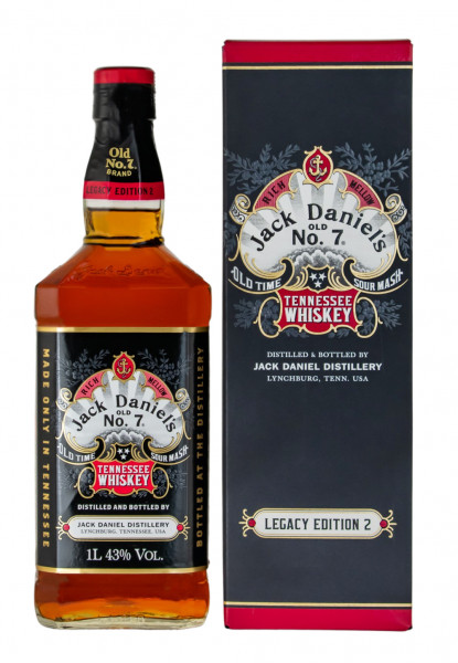 Jack Daniels Tennessee Whiskey Legacy Edition No. 2 - 1 Liter 43% vol