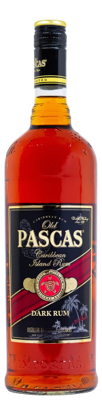 Old Pascas Ron Negro Dark Rum - 1 Liter 37,5% vol
