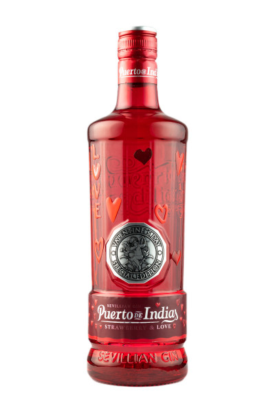 Puerto De Indias Strawberry Gin Valentinstag Edition - 0,7L 37,5% vol
