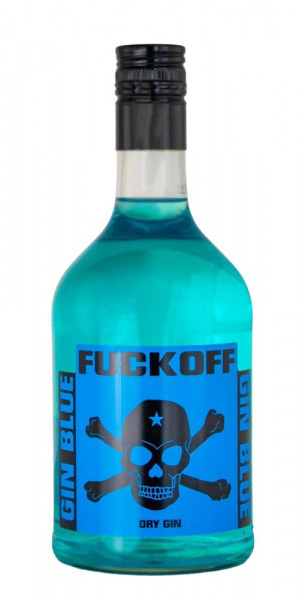 Fuckoff Blue Gin - 0,7L 40% vol