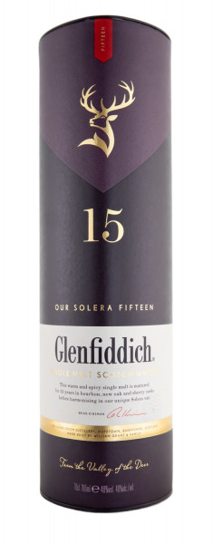 Glenfiddich 15 Jahre Single Malt Scotch Whisky - 0,7L 40% vol