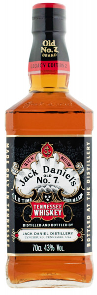Jack Daniels Tennessee Whiskey Legacy Edition No. 2 - 0,7L 43% vol