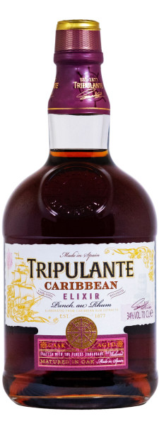 Tripulante Caribbean Elixir Rumlikör - 0,7L 34% vol