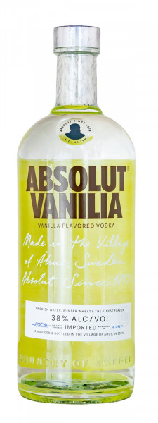 Absolut Vanilia Flavoured Vodka - 1 Liter 38% vol
