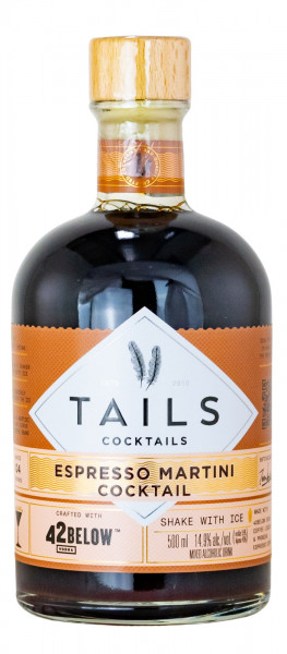 Tails Cocktails Espresso Martini Cocktail - 0,5L 14,9% vol