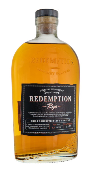 Redemption Straigt Rye Whiskey - 0,7L 46% vol