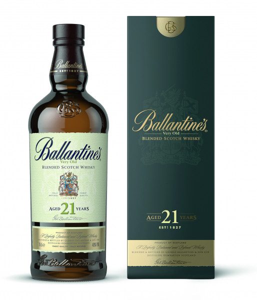 Ballantines 21 Jahre Blended Scotch Whisky - 0,7L 40% vol