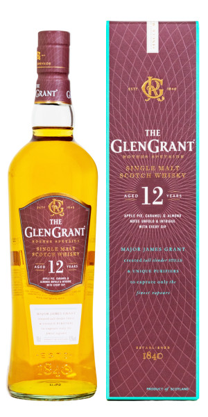 Glen Grant 12 Jahre Speyside Single Malt Scotch Whisky - 0,7L 43% vol