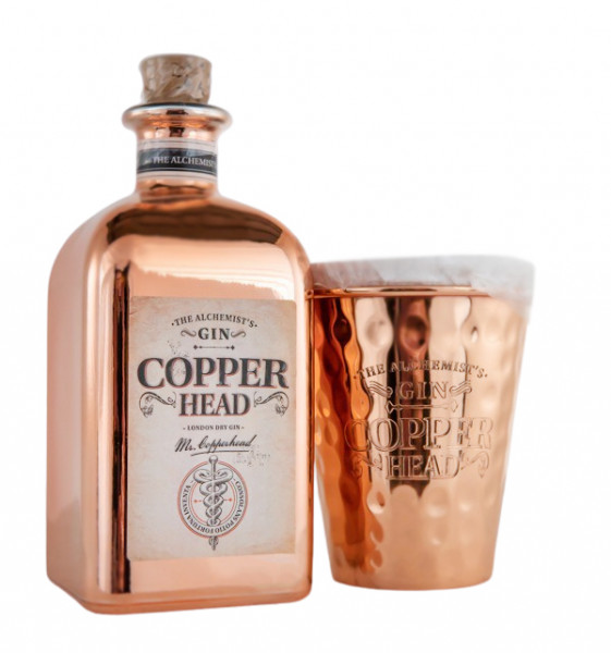 Copperhead The Original + 2 Kupferbecher - 0,5L 40% vol