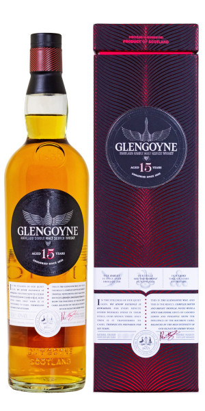 Glengoyne 15 Jahre Highland Single Malt Scotch Whisky - 0,7L 43% vol