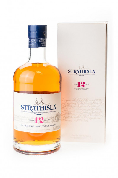 Strathisla Whisky 12 Jahre Speyside Single Malt Scotch - 1 Liter 40% vol