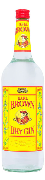 Earl Brown Dry Gin - 1 Liter 37,5% vol