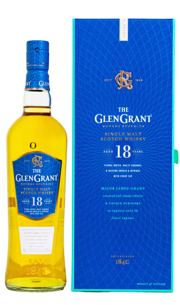 Glen Grant 18 Jahre Speyside Single Malt Scotch Whisky - 0,7L 43% vol