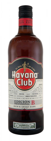 Havana Club EDICIÓN PROFESIONAL B - 0,7L 40% vol
