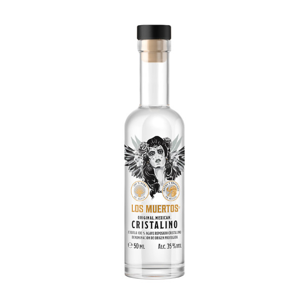 Los Muertos Cristalino Tequila Miniatur - 0,05L 35% vol