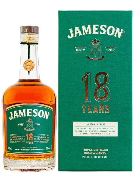 Jameson 18 Jahre Irish Whiskey - 0,7L 46% vol
