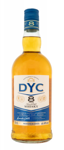 DYC 8 Anos Blended Whisky - 0,7L 40% vol