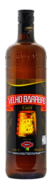 Velho Barreiro Gold Cachaca - 1 Liter 39% vol